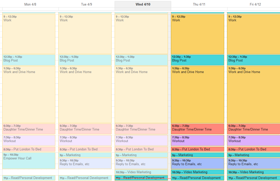 time management tools google calendar